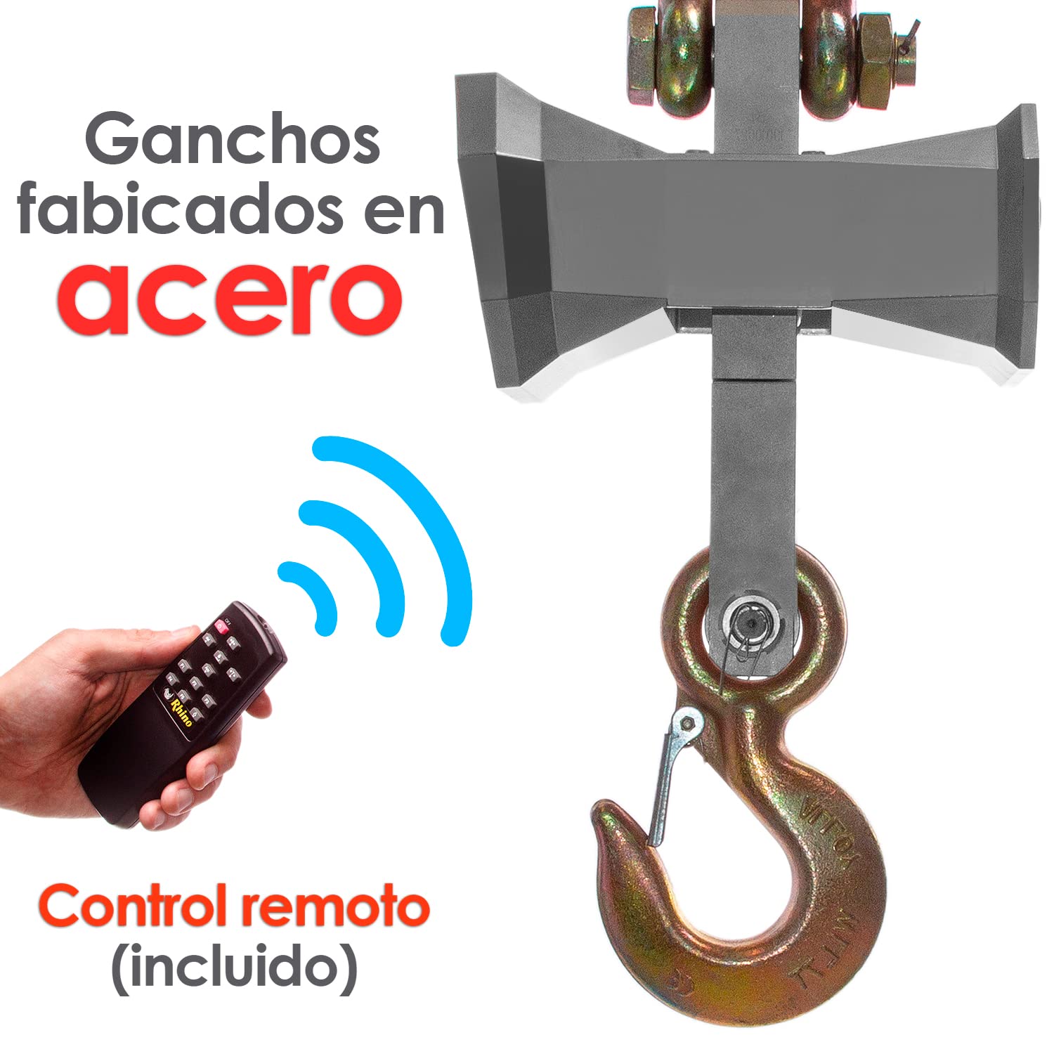 Báscula Electrónica Colgante 5,000 kg