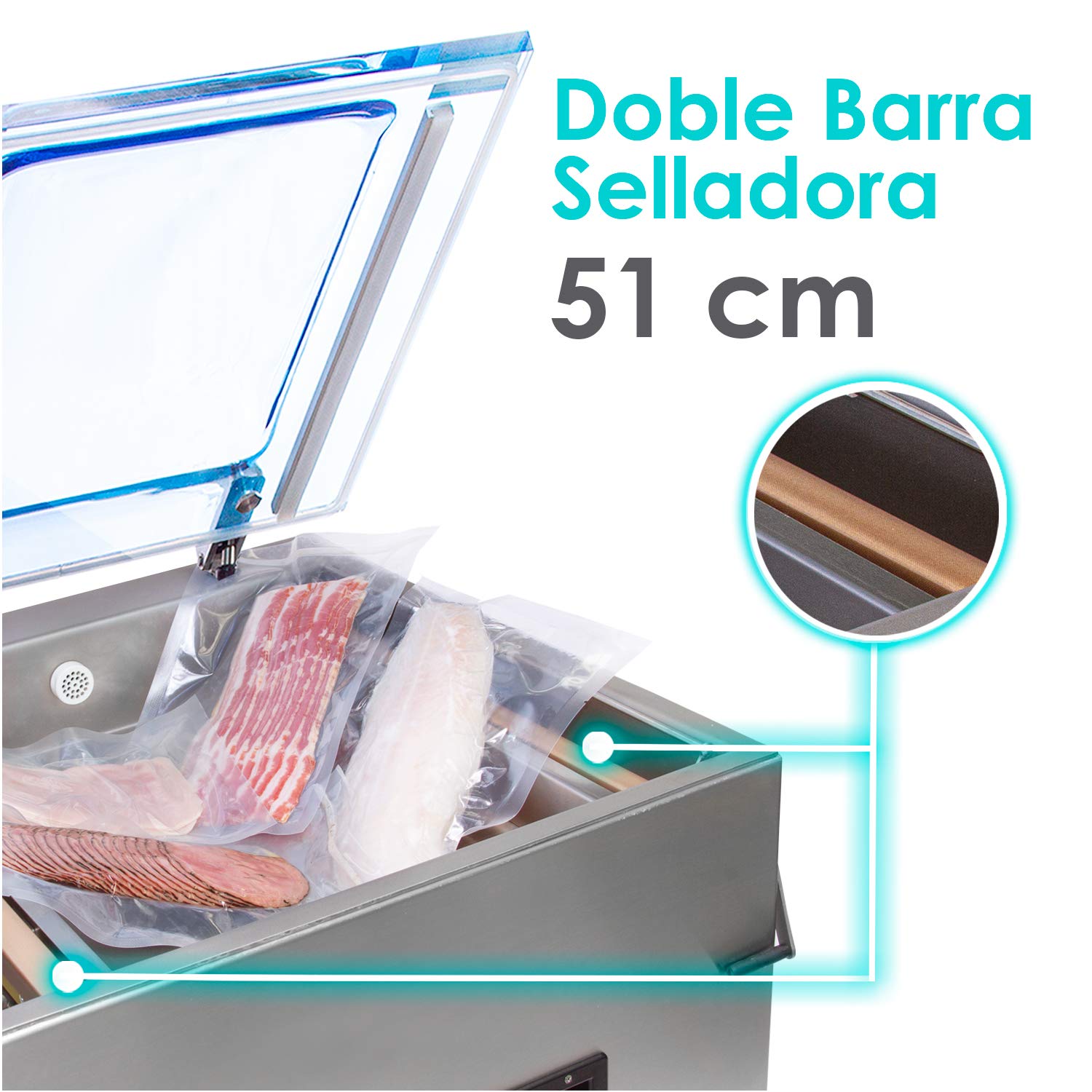 Empacadora al Vacío 20 m3/h