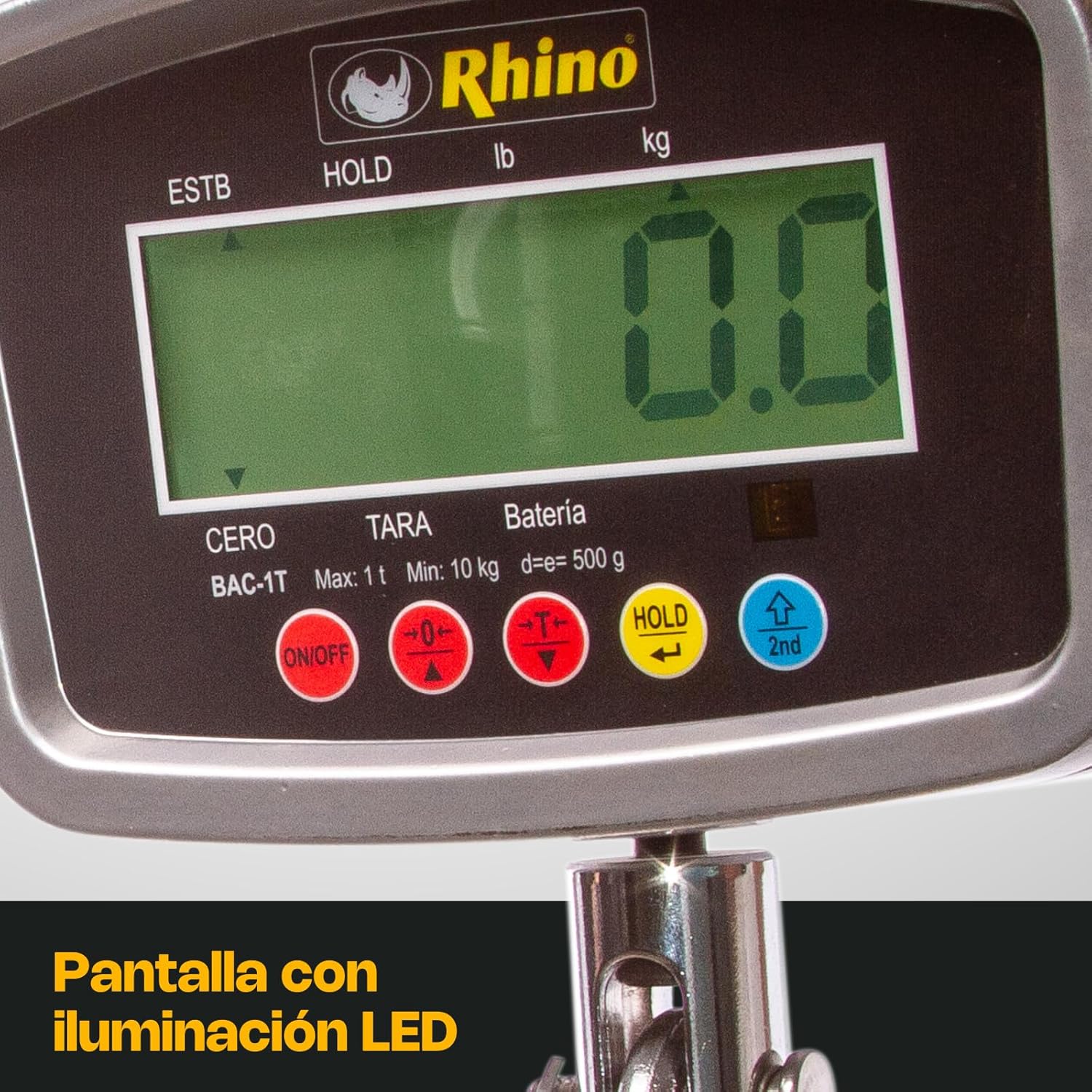 Báscula Electrónica Colgante 1,000 kg