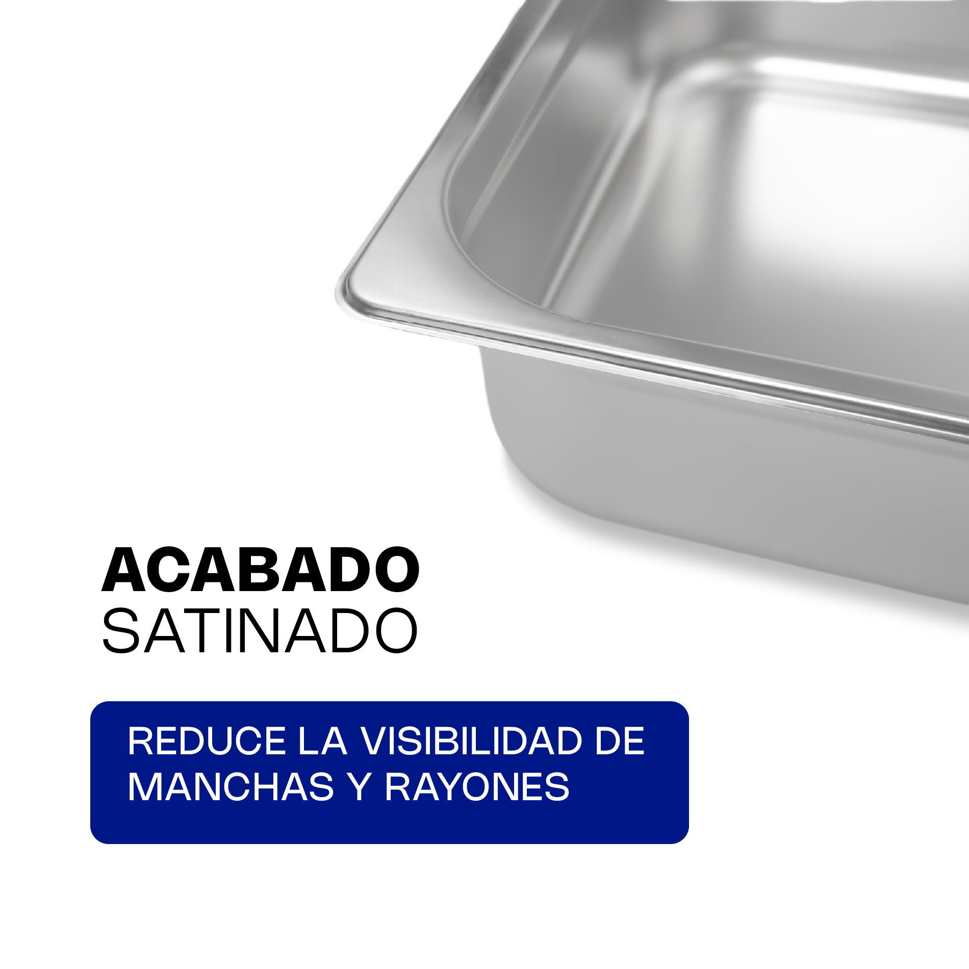 Inserto de Acero Inoxidable Entero 4"