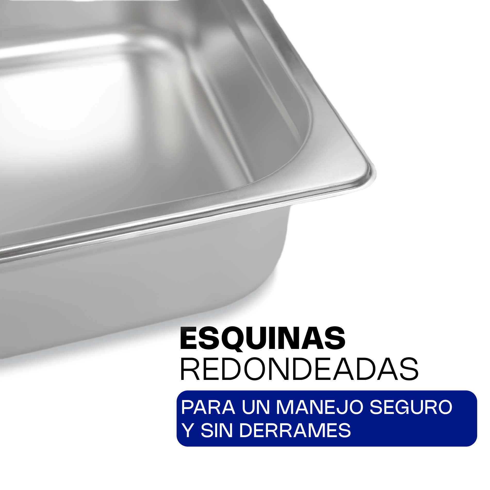 Inserto de Acero Inoxidable Entero 4"