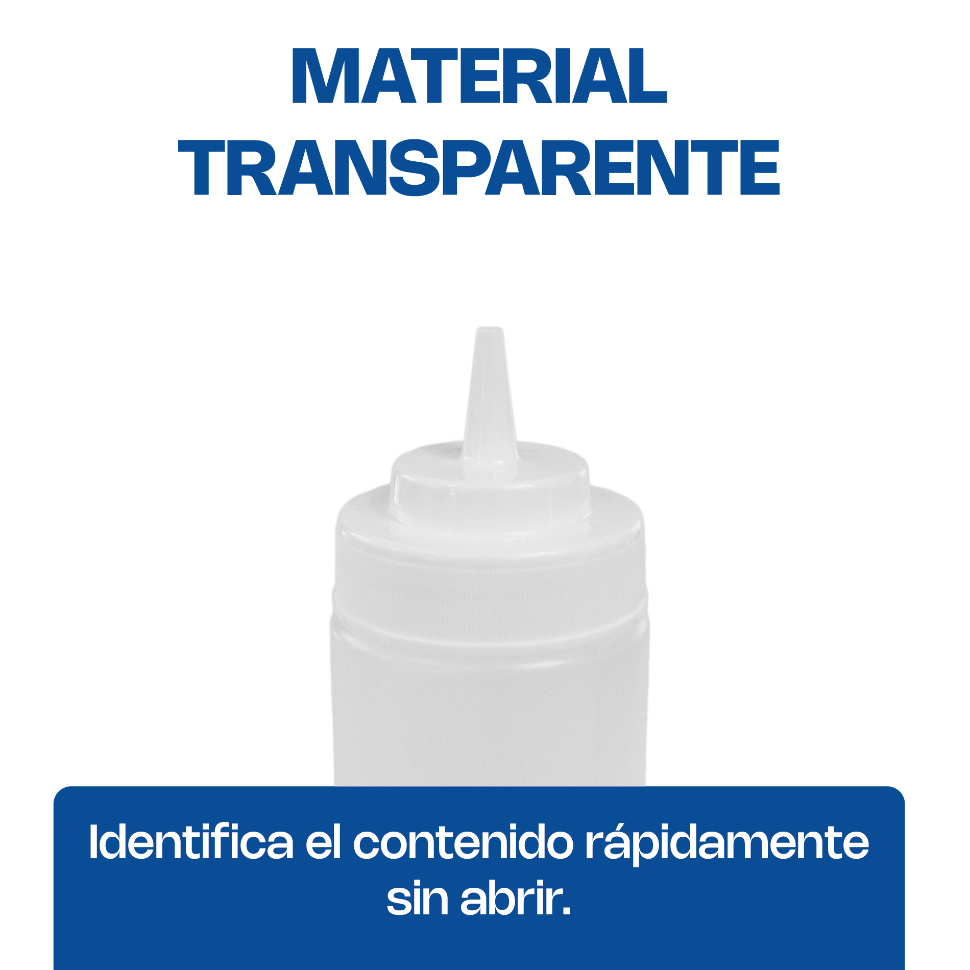Recipiente Transparente para Aderezo 24 oz