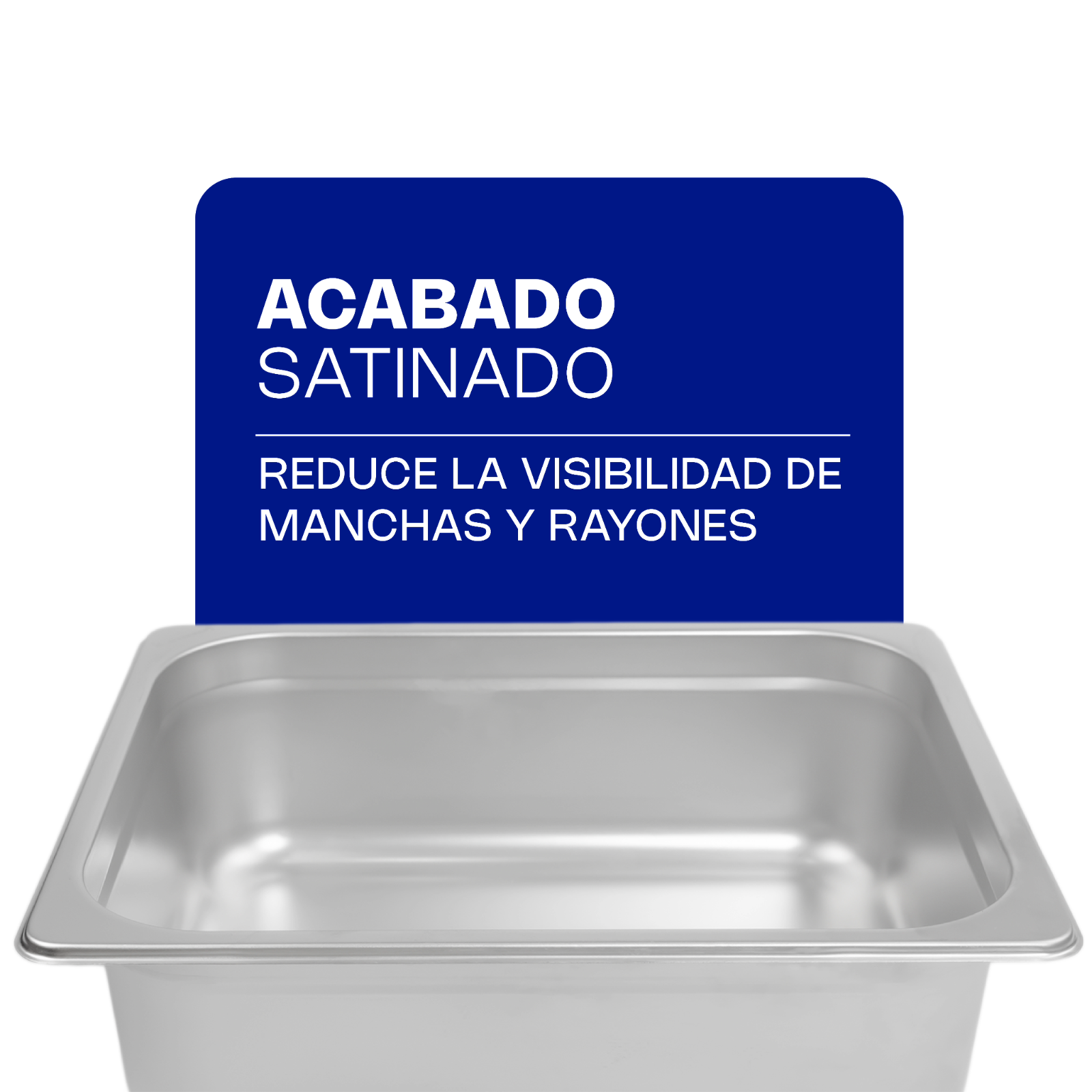 Inserto de Acero Inoxidable Noveno 4"