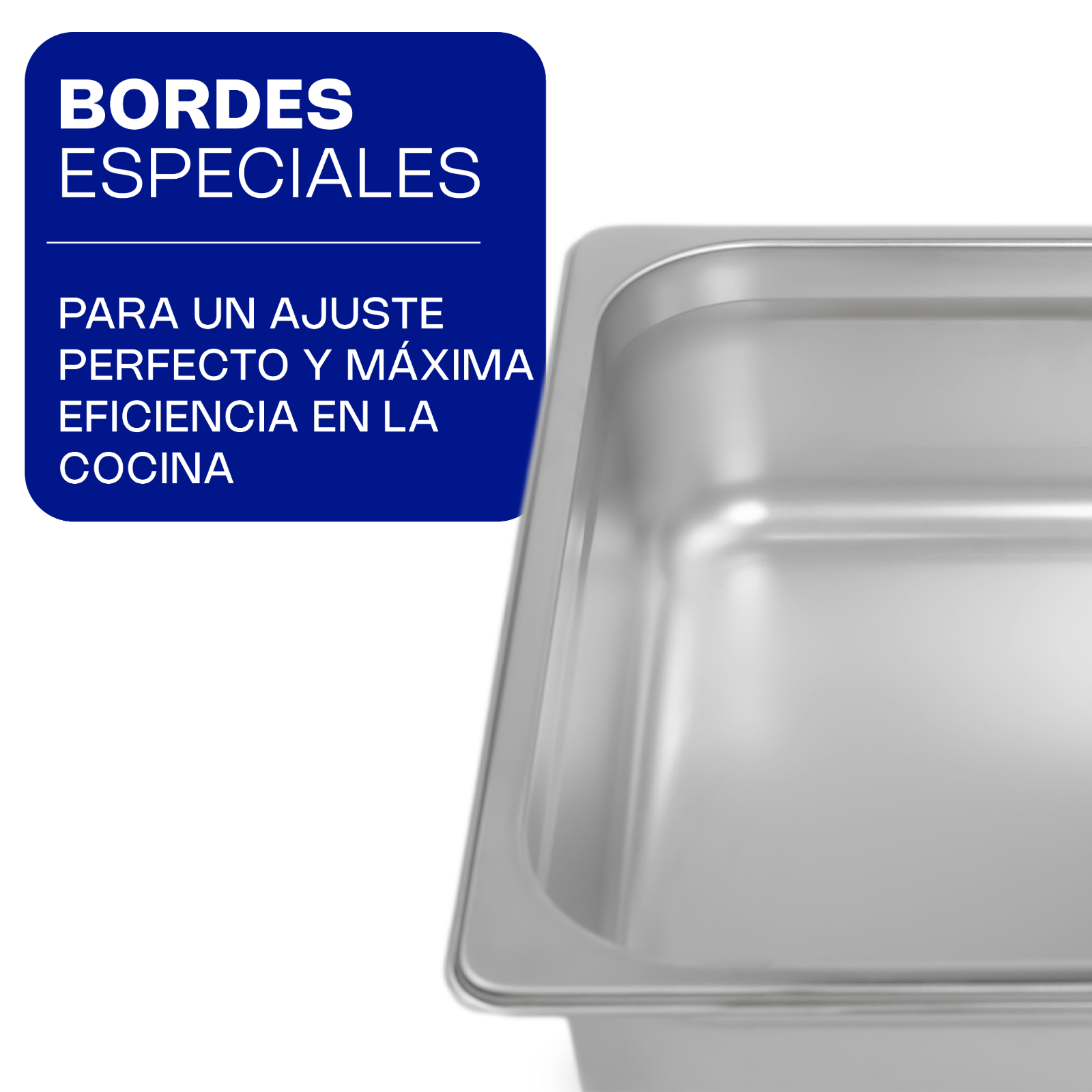 Inserto de Acero Inoxidable Noveno 4"