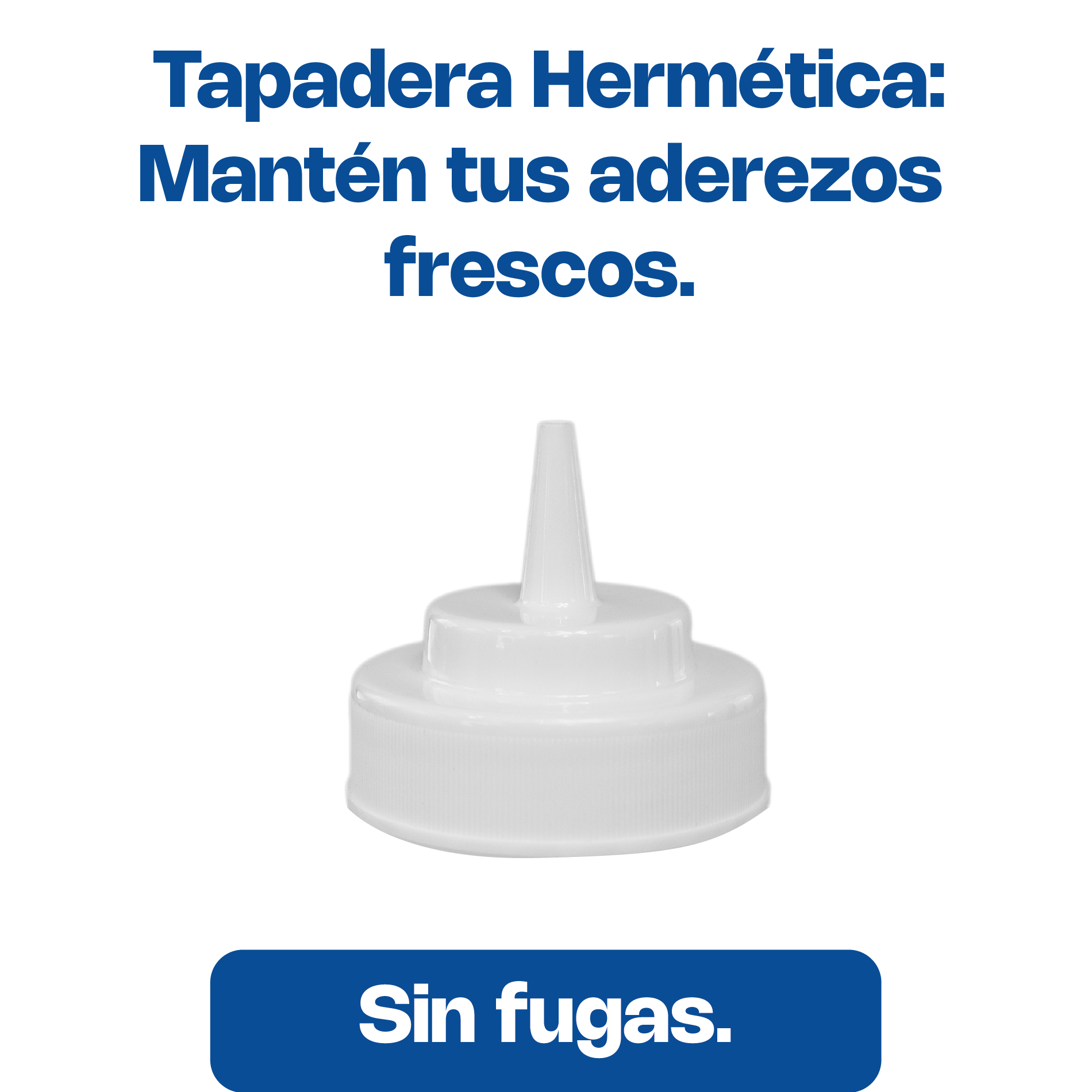 Recipiente Transparente para Aderezo 16 oz