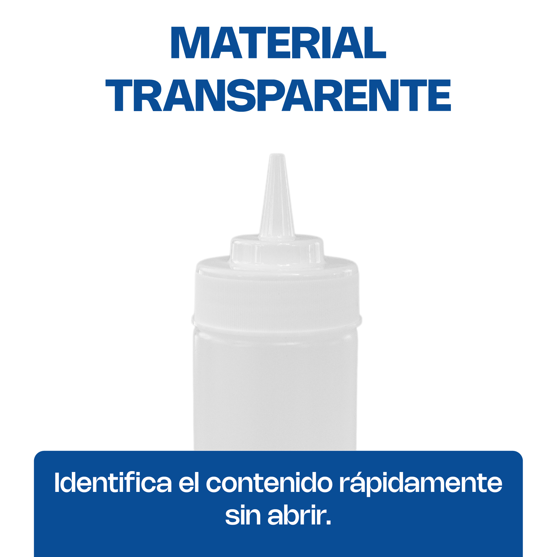 Recipiente Transparente para Aderezo 16 oz
