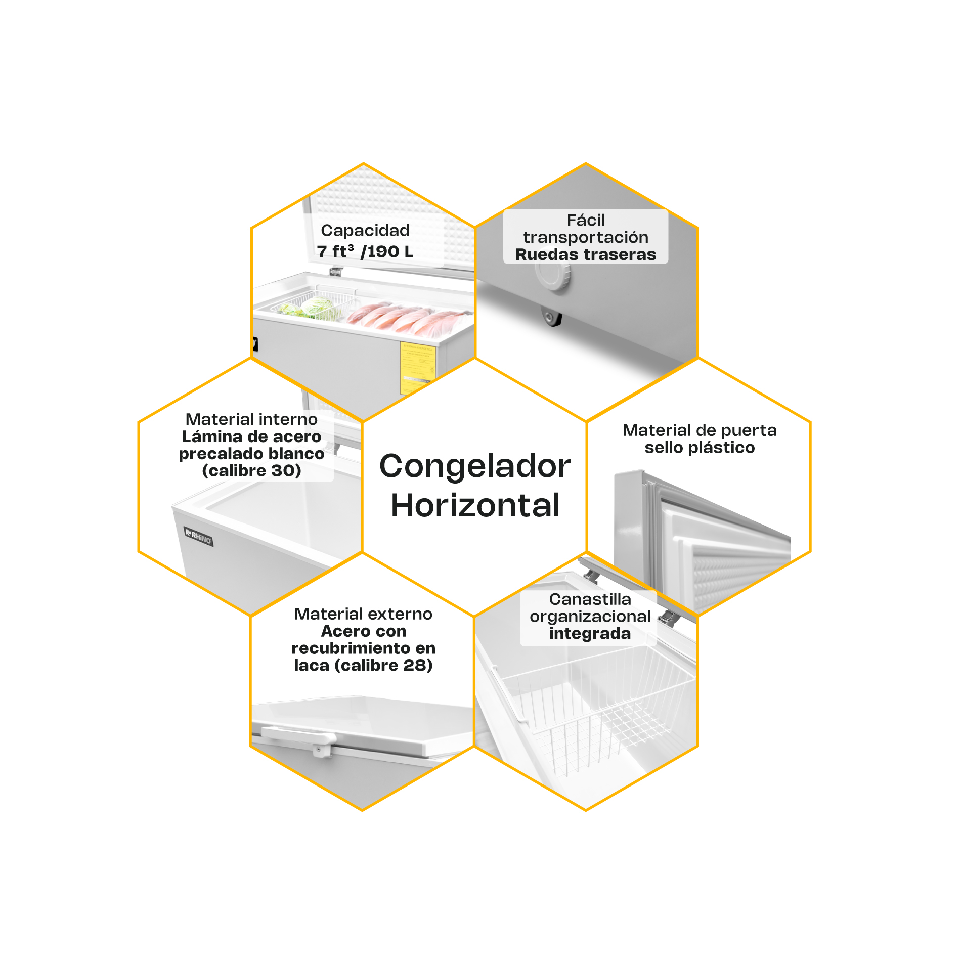 Congelador Horizontal 7 Pies