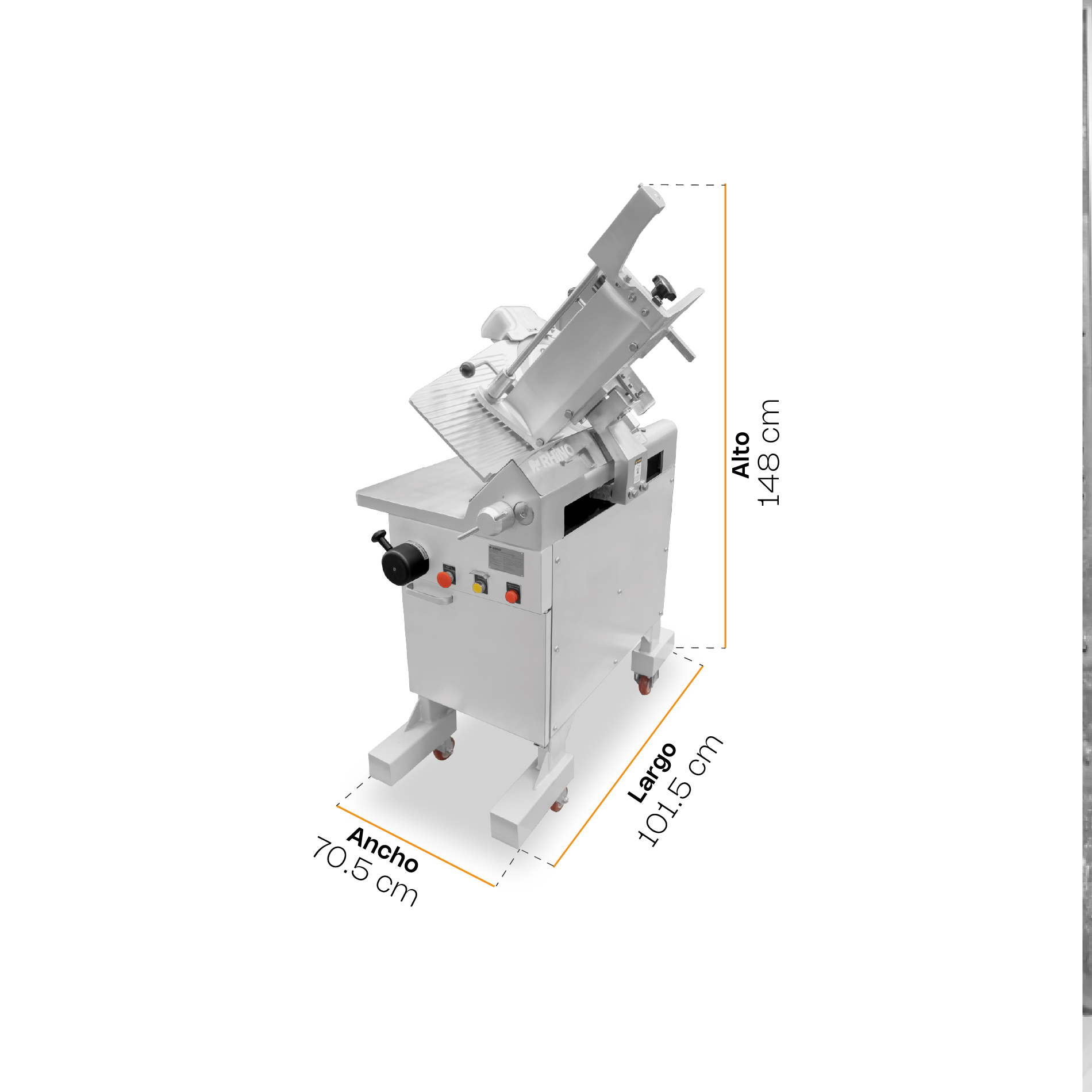 Rebanadora Automática para Carne Semi Congelada 363 mm