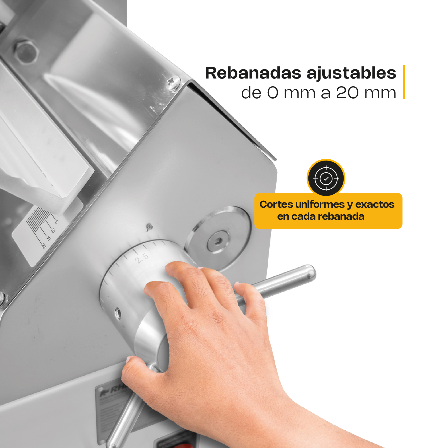 Rebanadora Automática para Carne Semi Congelada 363 mm
