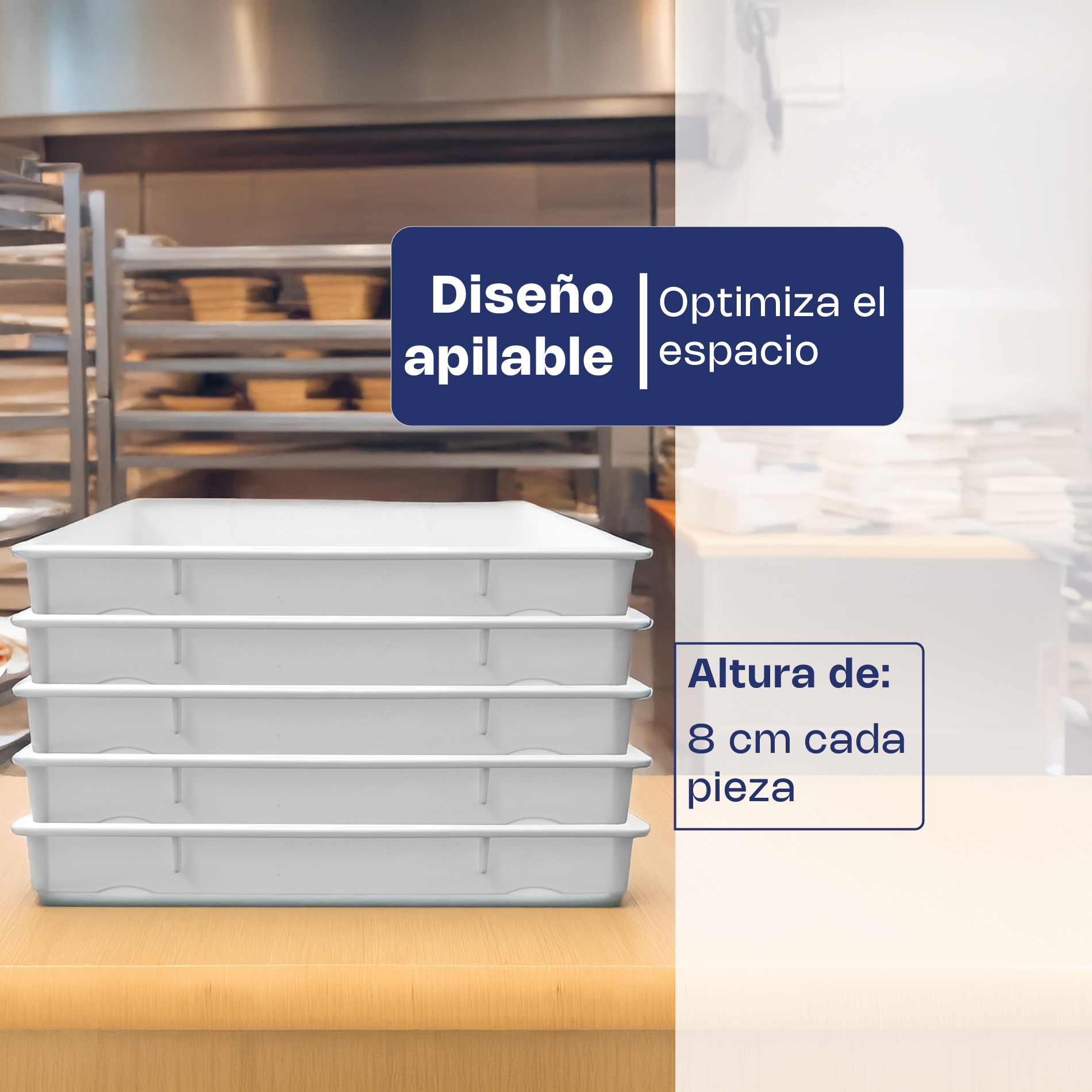 Caja para Masa de Pizza 18 L