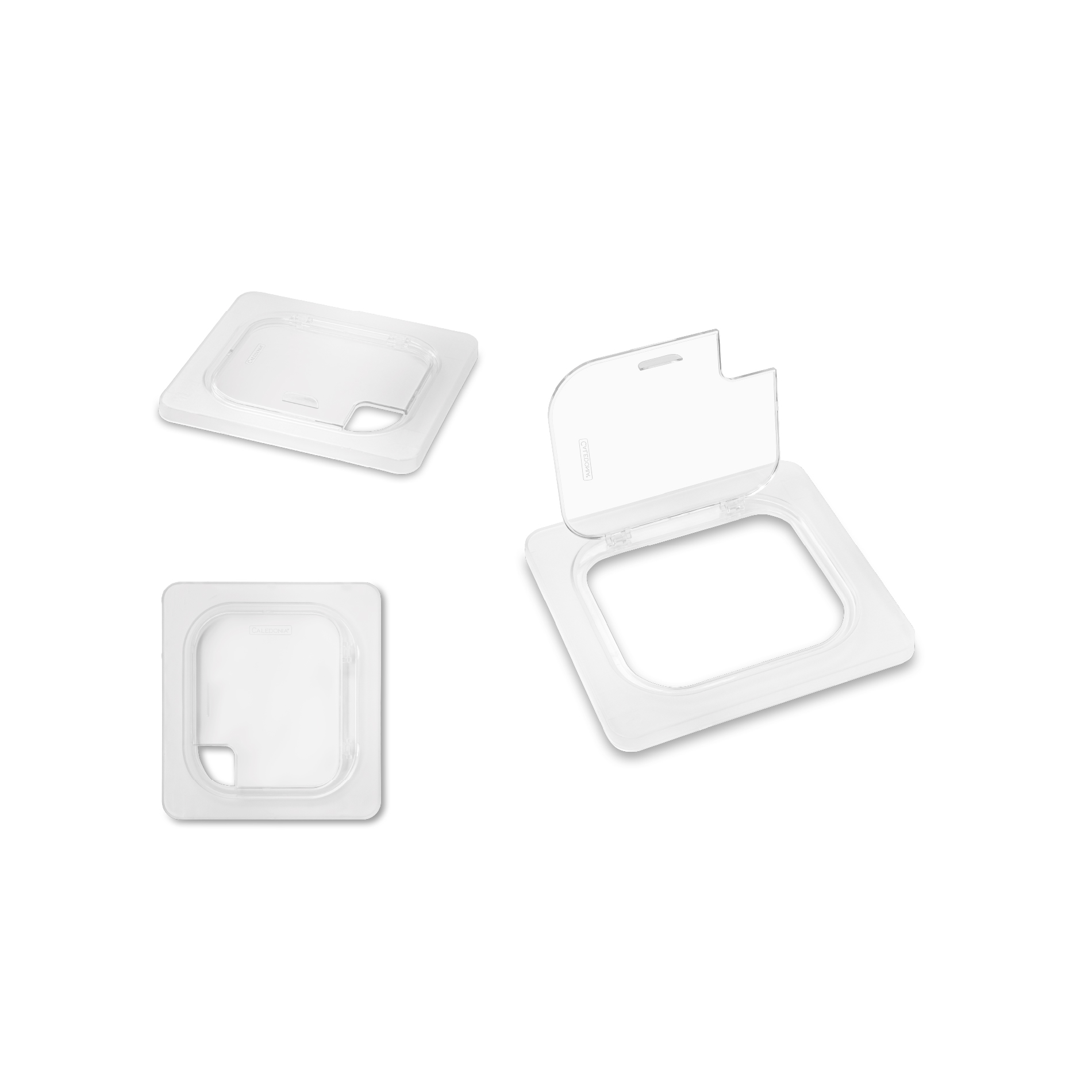 Tapa con Bisagra para Inserto Inox Sexto