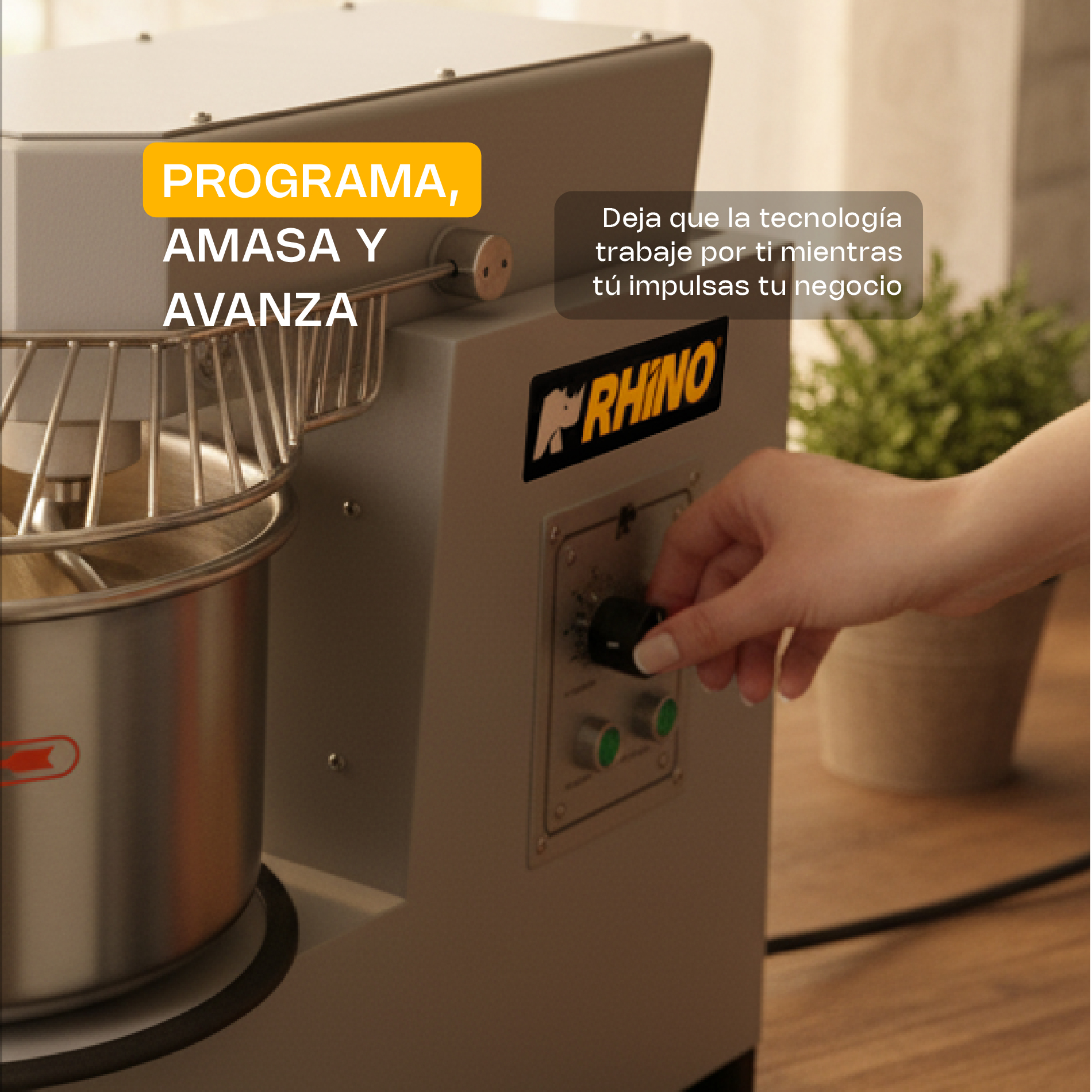 Amasadora de Procesamiento Prolongado 20 L